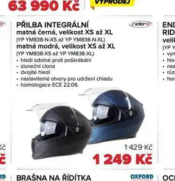 Auto Kelly Přilba integrální nabídka