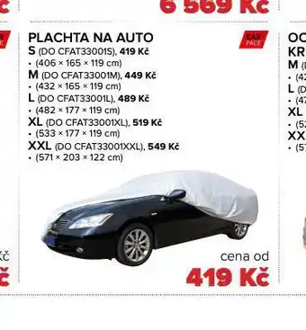 Auto Kelly Plachta na auto m nabídka
