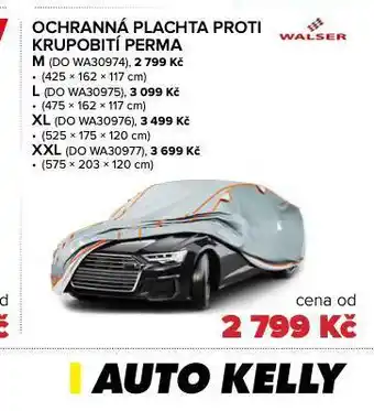 Auto Kelly Ochranná plachta proti krupobití perma m nabídka