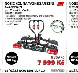 Auto Kelly Nosič kol na tažné zařízení pro 2 elektrokol / kola nabídka
