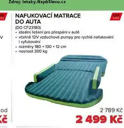 Auto Kelly Nafukovací matrace do auta nabídka