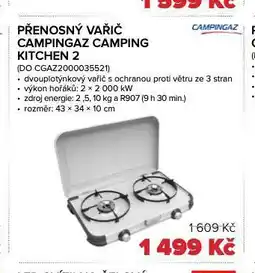 Auto Kelly Přenosný vařič campingaz nabídka