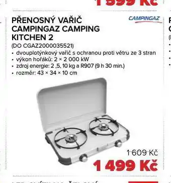 Auto Kelly Přenosný vařič campingaz nabídka