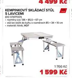 Auto Kelly Kempinkový skládací stůl s lavicemi nabídka