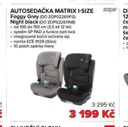 Auto Kelly Autosedačka matrix i-size nabídka
