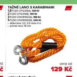 Auto Kelly Tažné lano s karaminami 5t nabídka