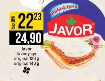 Jip Javor tavený sýr nabídka