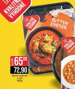Jip Butter chicken srýží nabídka