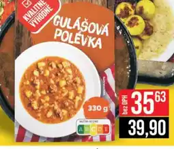 Jip Gulášová polévka nabídka