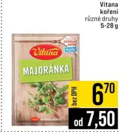 Jip Vitana koření nabídka