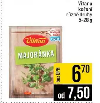 Jip Vitana koření nabídka