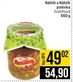 Jip Náhlík a Náhlík polévka nabídka