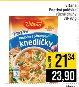 Jip Vitana Poctivá polévka nabídka