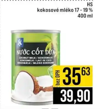 Jip HS Kokosové mléko 17-19 % nabídka