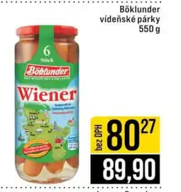 Jip Böklunder vídeňské párky nabídka
