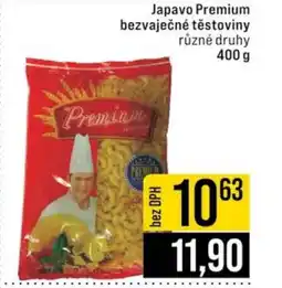 Jip Japavo Premium bezvaječné těstoviny nabídka
