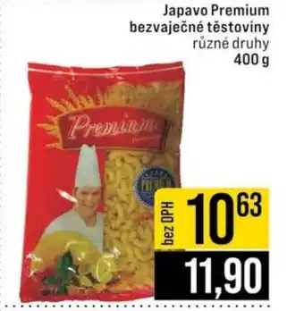 Jip Japavo Premium bezvaječné těstoviny nabídka