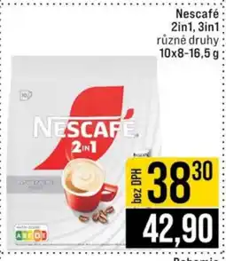 Jip NESCAFE 2in1, 3in1 nabídka