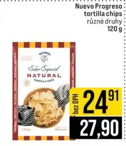 Jip Nuevo Progreso tortilla chips nabídka