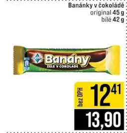 Jip Banánky v čokoládě nabídka