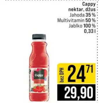Jip Cappy nektar, džus nabídka