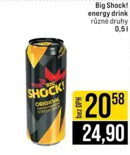 Jip Big Shock! energy drink nabídka