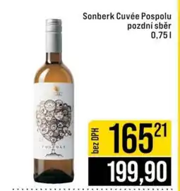 Jip Sonberk Cuvée Pospolu pozdní sběr nabídka