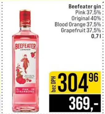 Jip BEEFEATER Gin nabídka