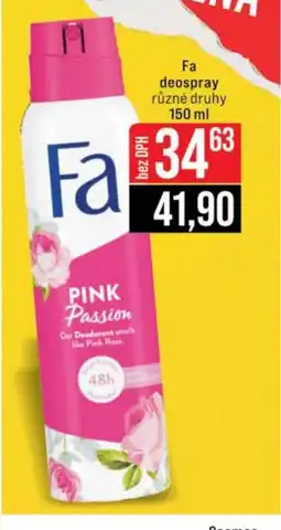 Jip FA deospray nabídka