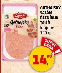 Penny Market GOTHAJSKÝ SALÁM ŘEZNÍKŮV TALÍŘ krájený, 100 g nabídka