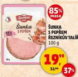 Penny Market ŠUNKA S PEPŘEM ŘEZNÍKŮV TALÍŘ, 100 g nabídka