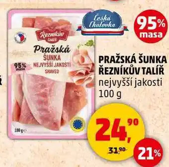 Penny Market PRAŽSKÁ ŠUNKA ŘEZNÍKŮV TALÍŘ, 100 g nabídka