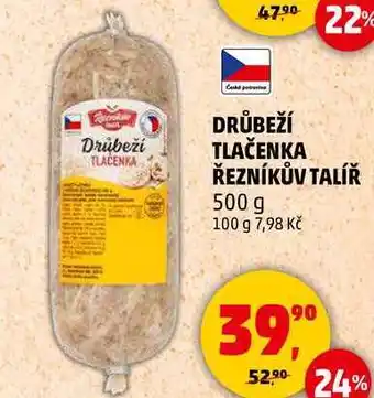 Penny Market DRŮBEŽÍ TLAČENKA ŘEZNÍKŮV TALÍŘ, 500 g nabídka