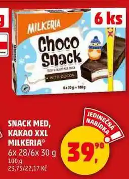 Penny Market SNACK MED, KAKAO XXL MILKERIA, 6x 28/6x 30 g nabídka
