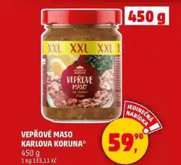 Penny Market VEPŘOVÉ MASO KARLOVA KORUNA, 450 g nabídka