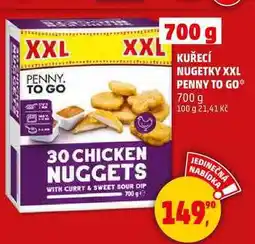 Penny Market KUŘECÍ NUGETKY XXL PENNY TO GO, 700 g nabídka