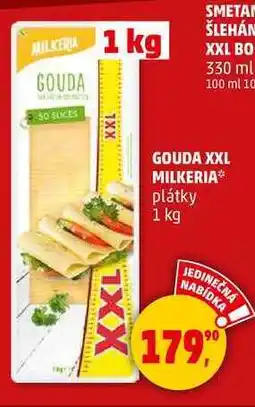 Penny Market GOUDA XXL MILKERIA plátky, 1 kg nabídka