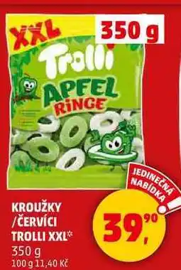 Penny Market KROUŽKY /ČERVÍCI TROLLI XXL, 350 g nabídka