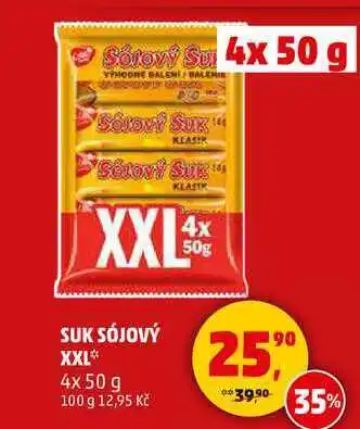 Penny Market SUK SÓJOVÝ XXL, 4x 50 g nabídka