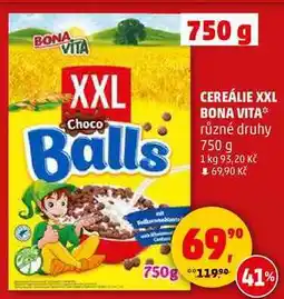 Penny Market CEREÁLIE XXL BONA VITA různé druhy, 750 g nabídka