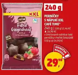 Penny Market PERNÍČKY S NÁPLNÍ XXL CAFÉ TIME, 240 g nabídka