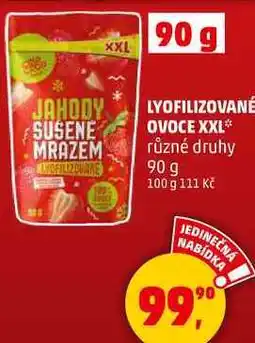 Penny Market LYOFILIZOVANÉ OVOCE XXL různé druhy, 90 g nabídka