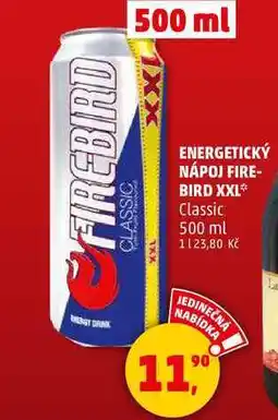 Penny Market ENERGETICKÝ NÁPOJ FIRE- BIRD XXL Classic, 500 ml nabídka
