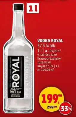 Penny Market VODKA ROYAL 37,5% alk., 1 l nabídka