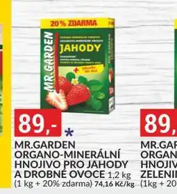 Baumax Mr. garden organo-minerální hnojivo pro jahody a drobné ovoce nabídka