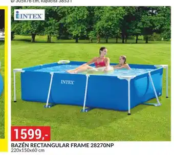 Baumax Bazén rectangular frame nabídka