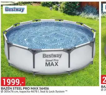 Baumax Bazén steel pro max nabídka
