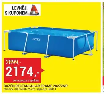 Baumax Bazén rectangular frame nabídka