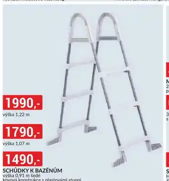 Baumax Schůdky k bazénu 1,07 m nabídka