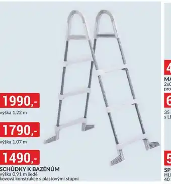 Baumax Schůdky k bazénu 1,22 m nabídka